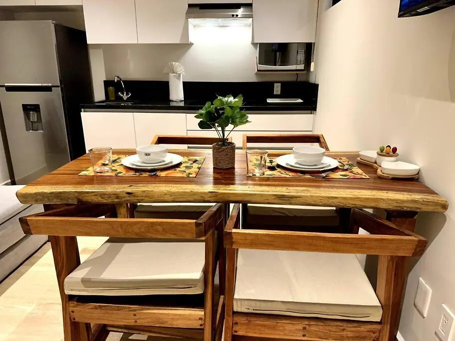 דירה פלאייה דל כרמן 1Br Modern Apt With Rooftop Pool, Gym & Spa מקסיקו